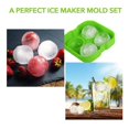 thumbnail image 1 of relayinert 4 Grids Ice Mold Silicone 3D Ice Cube Mold Tray Maker Summer for Home Kitchen, 1 of 5