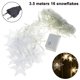 thumbnail image 1 of Autorización：3.5M 96LED Copo de nieve Cortina de luz Enchufe en cadena Luz LED Hada Luz de noche, perfecto para la decoración del banquete de boda de Navidad Araña - Blanco cálido / multicolor Adepaton 2034514-1, 1 of 9