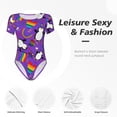 thumbnail image 4 of Balery Rainbow Lgbt Penguin Body de cuello redondo de manga corta para mujer Tops de manga corta Tops básicos-Medium, 4 of 7