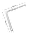 thumbnail image 2 of Tineasur L Shape Cowbell Stand Metal for Drum Set Practice Sessions 1Pcs, 2 of 8