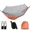 Orange Grey, variant on Camping Hammock With Mosquito Net, Portable Outdoor Hammock, Swing Sleeping Hammock, Camping Supplies