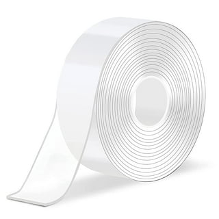 Nano Tape Double Sided Tape Heavy Duty (118IN/9.85FT), Removable Clear  Sticky Adhesive Tape, Reusable Washable Multipurpose Mounting Tape Gel Grip