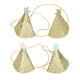 thumbnail image 3 of KAKOWELY 4 gorros de fiesta con lentejuelas brillantes y estrellas para fiestas de cumpleaños infantiles (rosa, dorado, azul y plateado)., 3 of 4