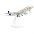 thumbnail image 2 of PRIYAL 747 1/300 Scale Airplane Model Saudi Arabian Boeing 747 Diecast Metal Panam Model Plane Kits for Adult (with Stand) Aircraft Model for Gifts or Desktop Display Collections -8 inches L, 2 of 9
