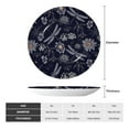 thumbnail image 2 of Kdxio Wildflowers And Dragonflies Bone China Decorative Plate Ceramic Decorative Plate for Home Office Wall Stand Decorative Plates for Home Bedroom-10in, 2 of 6