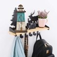 thumbnail image 4 of Wooden Rustic Lighthouse Nautical Tabletop Decoration Beach Themed Decor, 4 of 6