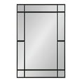 thumbnail image 3 of Kate and Laurel Westgate Transitional Wall Mirror, 20 x 30, Black, Sophisticated Rectangle Mirror for Wall Decor, 3 of 8