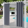 thumbnail image 4 of Cortina resistente a la intemperie con ojales, opaca, impermeable, 1 habitación para jardín, terraza, pérgola, balcón., 4 of 7