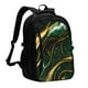 thumbnail image 1 of Balery Green Marble Mochila con carga USB para hombre y mujer - Mochila impermeable y antirrobo para laptop con puerto USB para viajes, trabajo, 1 of 7