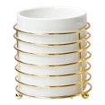 thumbnail image 2 of GROWTH TANK Porte-Brosse de Maquillage Bijoux Rond Décoration de Bureau de Stockage pour Rouge à Lèvres Or L, 2 of 8