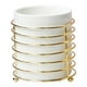 thumbnail image 3 of Soporte para Brochas de Maquillaje de Joyería, Taza de Vela de Decoración Cubo de Almacenamiento de Escritorio Redondo para Lápiz Portalápices Oro L BLESIY Copas de joyería cosmética, 3 of 8