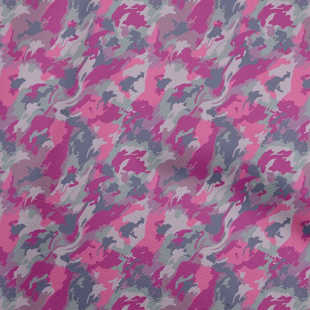 oneOone Cotton Poplin Pink Fabric Abstract Sewing Craft Projects Fabric Prints By Yard 56 Inch Wide
