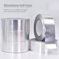 thumbnail image 3 of Sylvtty 1 Roll Heat-resistant More Thicken Aluminum Foil Adhesive Tape Practical Waterproof Duct Tape for Home, 3 of 8