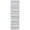 Grey/Ivory, variant on SAFAVIEH Parma Blanche Geometric Shag Area Rug, Ivory/Charcoal, 8' x 10'