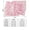 30* 40in (76* 102cm), variant on Mom of the Birthday Girl Flannel Throw Blanket - Soft Pink Plaid Bow & Heart Blanket for Birthday Party & Mom Gift