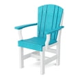 thumbnail image 4 of Wildridge Heritage 7-Piece 44"X72" Dining Set, Aruba Blue and White - Outdoor Weather Resistant Recycled Plastic Furniture for Patio, 4 of 5