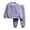 Purple, variant on KAUOD Kids Fuzzy Sweater Pants Set 2 Piece Fleece Thick Warm Pullover Tops Joggers Pants Outfits Boys Winter Padded Clothes