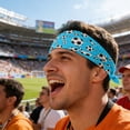 thumbnail image 7 of Kdkad Football Headband for Women & Men, Non-Slip Soccer Sports Hair Band 8.8×3.5 Inch, Stretch Nylon Game Day Outfit Accessory, High Grip Sweatband for Running Workout, 10 Colors, 7 of 7