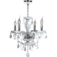 thumbnail image 7 of Worldwide Lighting Provence 4-Light Crystal Chandelier, 7 of 7