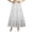 White, variant on PBFRDSJ Boho Maxi Skirt for Women Eyelet Embroidery Elastic High Waist A-Line Summer Casual Beach Long Skirt Ruffle Tiered Skater