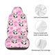 thumbnail image 4 of Balery Funny Panda Draws A Heart Funda de Asiento para Auto con Diseño - Cubierta Frontal Suave y Transpirable con Protector Antideslizante- 1 Unidad, 4 of 5