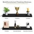 thumbnail image 6 of Sorbus Extra Long Floating Rectangle Shelves – 35" L x 9" D x 1.5" H Faux Wood Wall Shelves, 6 of 7