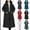 Black, variant on ATOYSOY Winter Dresses for Women Black Puffer Jacket Women Zip Up Jackets Windproof Jacket Cropped Puffer Coat Black L
