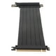 thumbnail image 4 of Cable elevador PCIE 3.0 X16 Cable extensor flexible de alta velocidad de 90 grados Puerto de extensión de tarjeta Cable de extensión de tarjeta gráfica Negro 30 cm / 11,8 pulgadas, 4 of 5