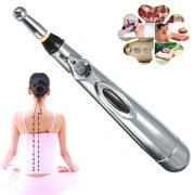 Portable Electronic Acupuncture Meridian Pen Energy Health Kit Heal Massage Pain Relief Massager 1-9 Grades Adjustable
