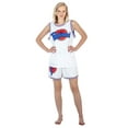 thumbnail image 2 of Space Jam Tune Squad White Basketball Shorts (Adult Small), 2 of 3