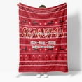 thumbnail image 1 of BLK201119 Christmas Blanket Gift Ideas for Grandma Customize Personalize Name, 1 of 3