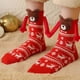 thumbnail image 3 of Calcetines de algodón con succión magnética para niñas, medias de mano para sostener las manos, estilo Harajuku, ideal para regalo de Navidad, 1 par, 3 of 4