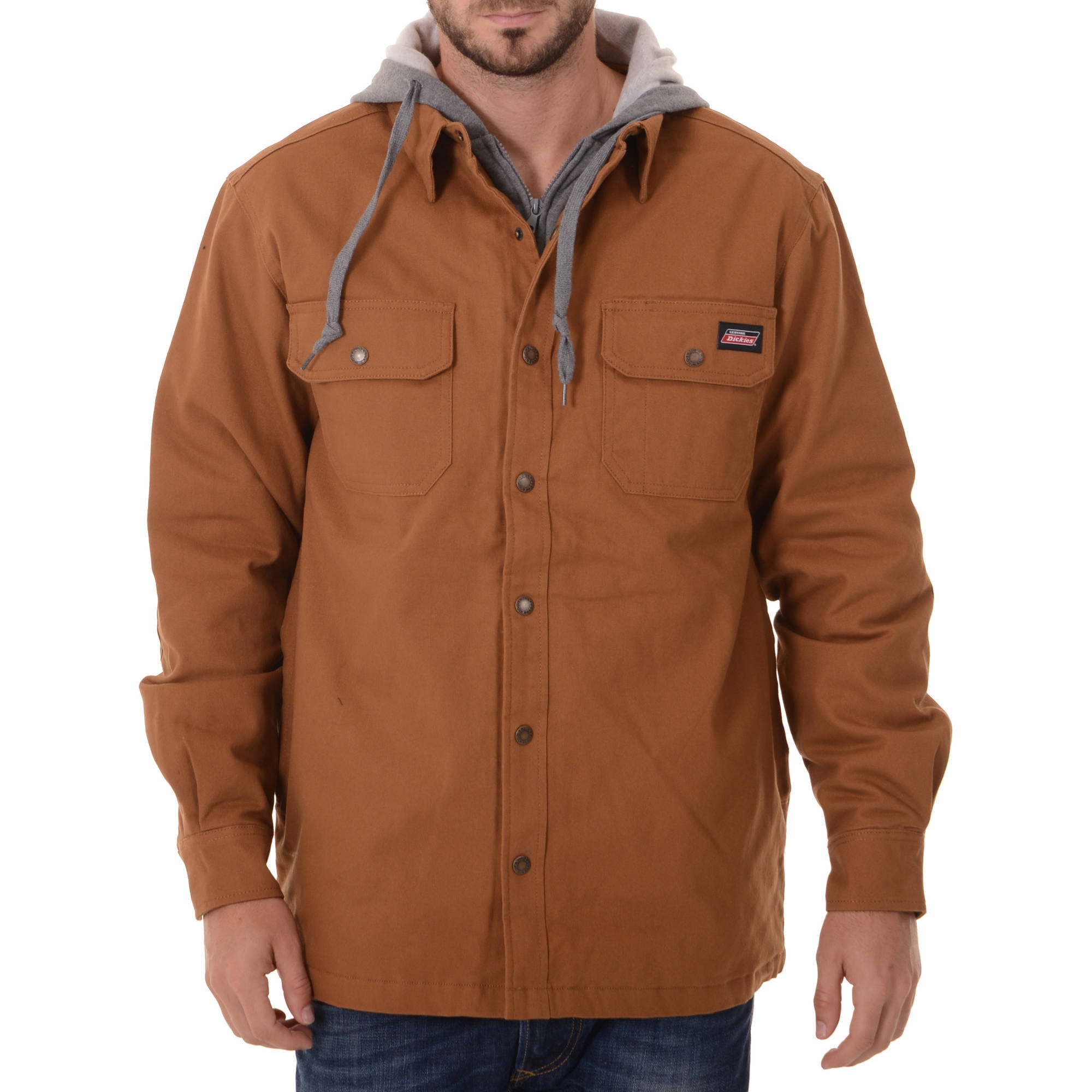 Men's Canvas Shirt Jacket - Walmart.com