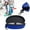 Blue, variant on Meiiso Zippered Glasses Case, Hard-Shell Zipper Glasses Case - Protective Travel Storage (#A)