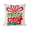 thumbnail image 4 of Tarmeek Christmas Pillow Covers 18x18 Set of 4,Throw Pillow Case Linen Cushion Covers Christmas Ornaments for Outdoor Christmas Decorations Indoor for Home Sofa Bed Chair Car, 4 of 9
