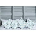thumbnail image 2 of Ambesonne Ocean Throw Pillow Cover 4 Pack, Jumping Dolphin, 18", White Blue Grey, 2 of 5