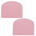 thumbnail image 1 of Herramienta para hornear con raspador de masa de escalera semiredonda de 2 piezas - Rosa Adepaton CPB-DE-LYY1612-2, 1 of 5
