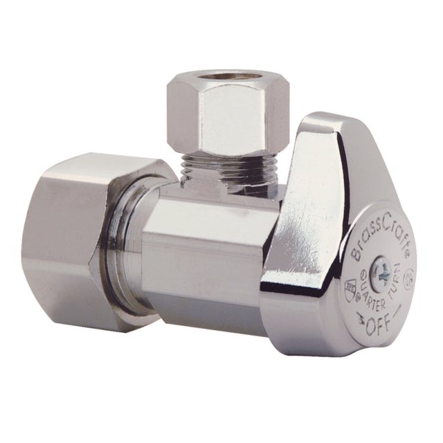 Válvula de cierre angular BrassCraft G2CR19X CD 1/2 pulgadas x 3/8 pulgadas
