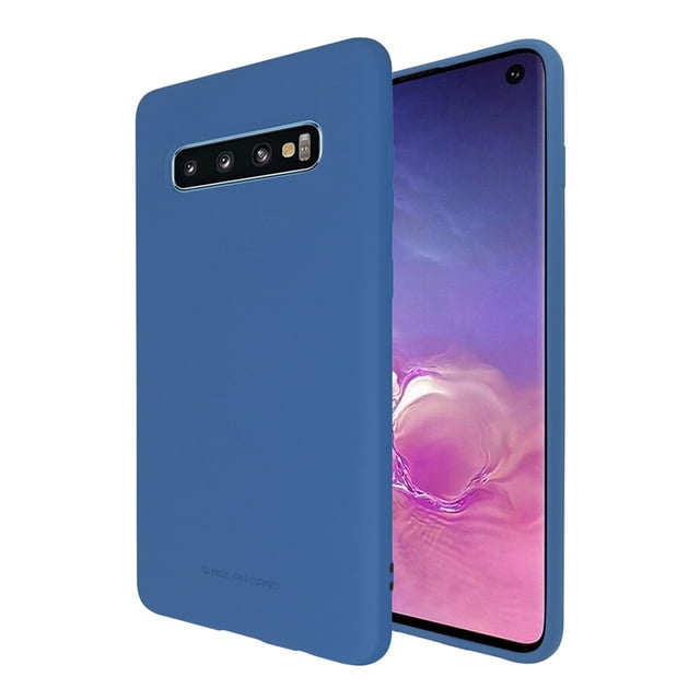Funda De Silicon Suave Molan Cano para Samsung S10 Plus Atti Funda de Silicon Suave Acabado Mate