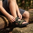 thumbnail image 2 of BNRSHOE Boys Sandals Open Toe Lightweight Water Sports Beach Summer Shoes for Little Big Kid Green, 2 of 7