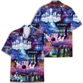 thumbnail image 2 of Funny Bowling Hawaiian Shirts for Men, Bowling Short Sleeve Button Down Shirt, 2 of 7