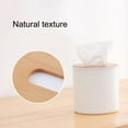 thumbnail image 3 of Cheers US Wood Tissue Box Cover for Disposable Paper Facial Tissues, Wooden Rectangular Tissue Box Holder for Storage on Bathroom Vanity, Countertop, Bedroom Dresser, 3 of 7