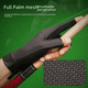 thumbnail image 5 of Guantes de billar profesionales para hombre, de tres dedos, transpirables, antideslizantes, de seda de hielo, de una sola pieza, para zurdos, para mujer, T3, 5 of 5