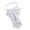 White, variant on Ywmsfl Luxury Courtstyle Detachable Collar Lace Drape Layered Jabot Victorian Theme Colonial Collar Event Costume Accessories