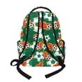 thumbnail image 3 of FKELYI Fire Soccer Green Print Kids Backpack Lightweight School Bookbag for Boys Girls Elementary Casual Daypack with Side Pockets for Primary School Backpacks Travel Bag, 3 of 7