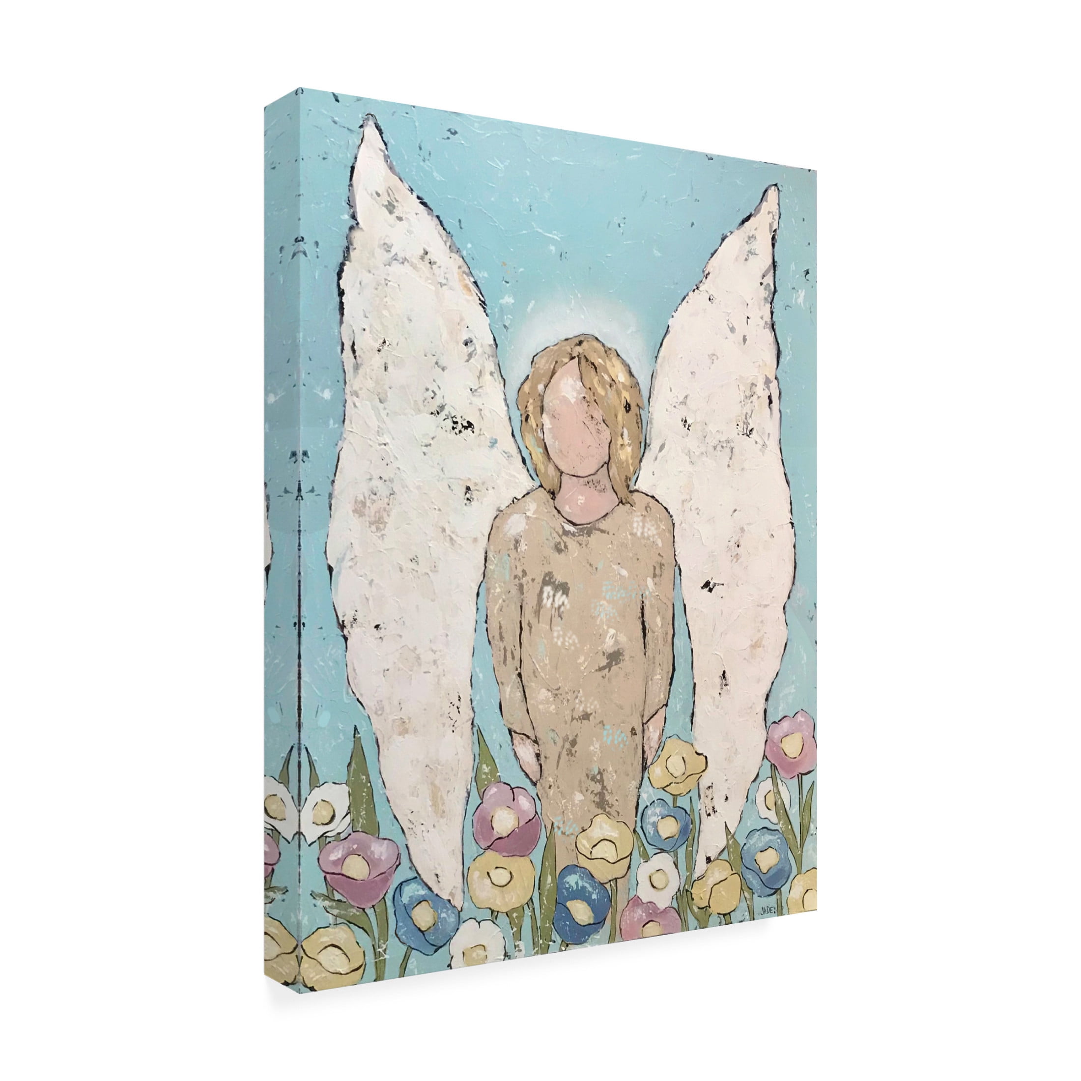 Trademark Fine Art Jade Reynolds  Garden Angel I Canvas Wall Art
