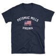 thumbnail image 1 of Potomac Mills Virginia Patriot Men's Cotton T-Shirt, 1 of 1