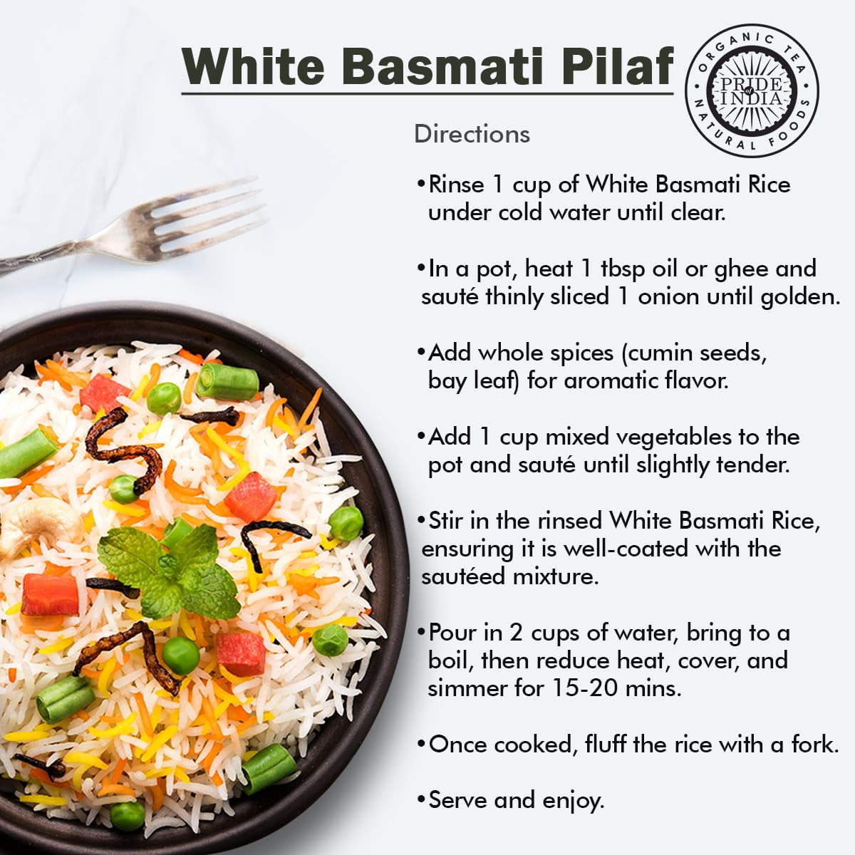 Pride of India Extra Long Basmati Rice, 40 lb