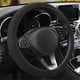 thumbnail image 2 of Universal Car Steering Wheel Cover Anti-Slip Sweat Absorbent 3D Massage Mesh 15 Inch Fits Most Cars Men Womenblack, 2 of 4