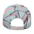 thumbnail image 4 of Xysaqa Beach Trucker Hats for Women Snapback Floral Print Baseball Cap for Summer Travel Outdoor, 4 of 6